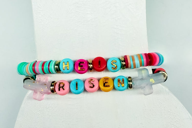 He Is Risen Bracelet Duo