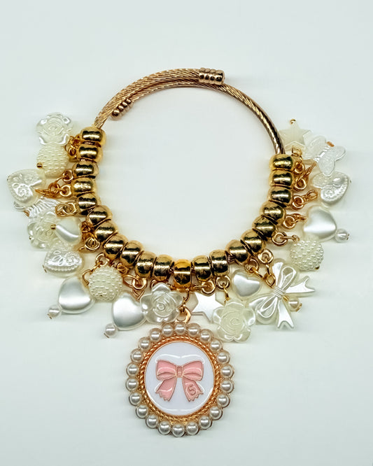 Gilded Garden Charm Bangle bracelet