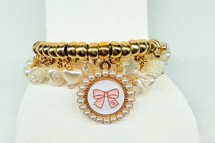 Gilded Garden Charm Bangle bracelet